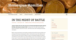 Desktop Screenshot of homespunhomilies.com